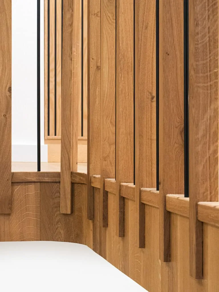 Trap Balustrades landelijk chic eiken spijlen
