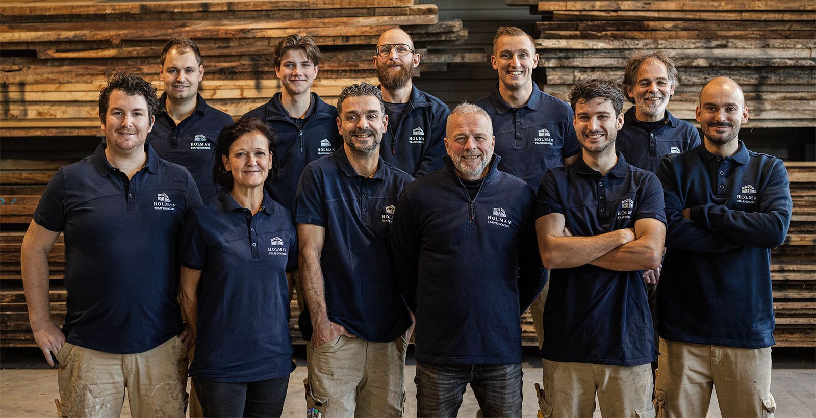 team holman trappenmakerij personeel groepsfoto team holman trappenmakerij personeel groepsfoto